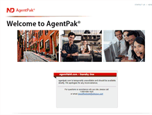 Tablet Screenshot of apakstandby.agentpak.com